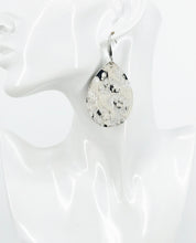 Load image into Gallery viewer, Hair On Cheetah Leather Earrings - E19-3534