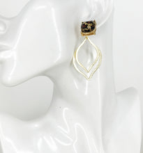 Load image into Gallery viewer, Stud &amp; Double Pendant Earrings - E19-3993