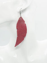 Load image into Gallery viewer, Coral Leather Earrings - E19-507