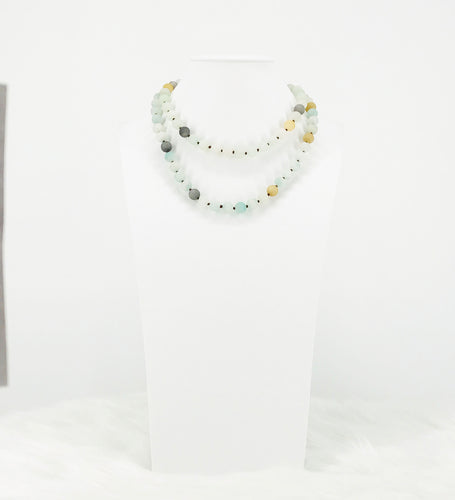 Amazonite Gemstone Necklace - N353